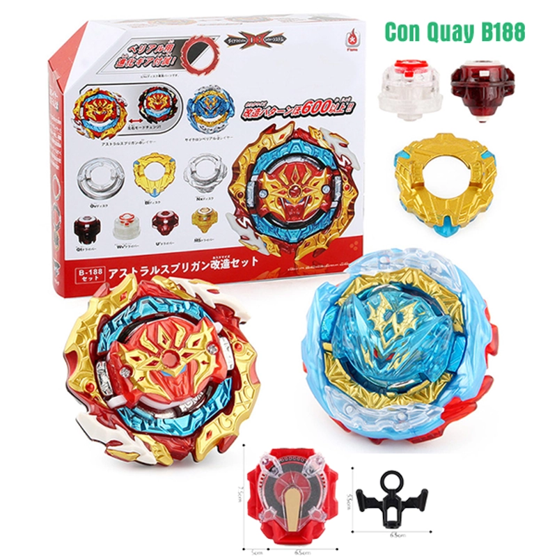 📌 Đồ Chơi Con Quay B188 Kèm Tay Quay | Con Quay BEYBLADE B188 324804