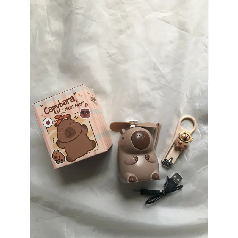 Quạt mini Capybara full hộp & Cắt móng tay Capybara 1037695