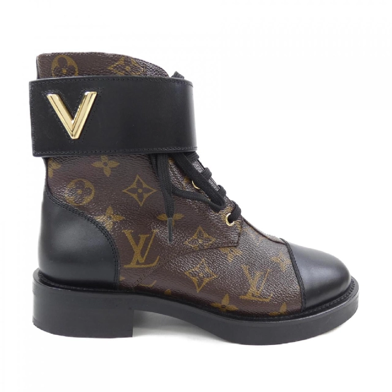Giày boot LOUIS VUITTON Patent Monogram Canvas Wonderland Line - Hàng hiệu Authentic 827294