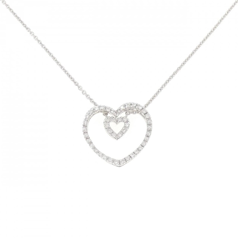 Dây chuyền kim cương hình trái tim 750WG 0.33CT - Hàng hiệu Chính hãng 863105