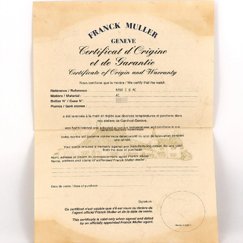 Frank Muller Casablanca 6850CASABLANCA SS tự động - Hàng hiệu chính hãng 878787
