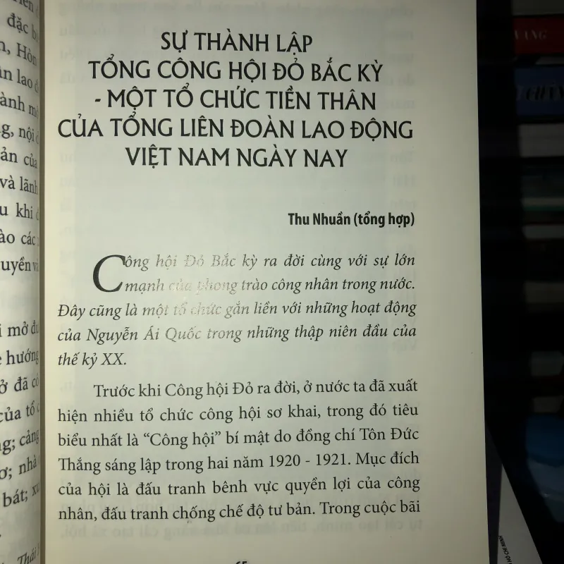 Nguyễn Đức Cảnh - Người lãnh đạo đầu tiên của tổng công hội đỏ Bắc Kỳ 761947