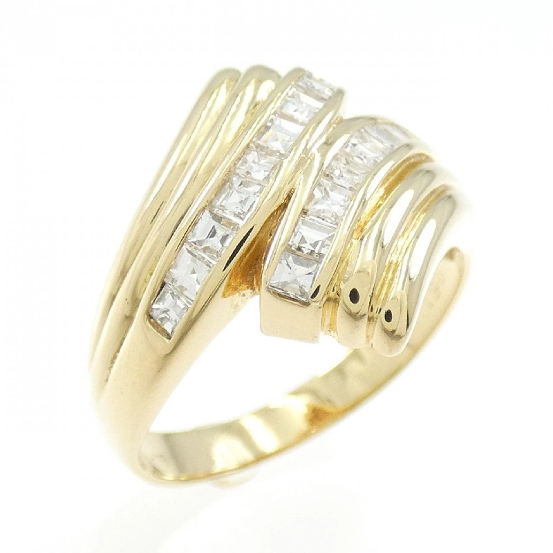 Nhẫn kim cương K18YG 0.51CT 670048