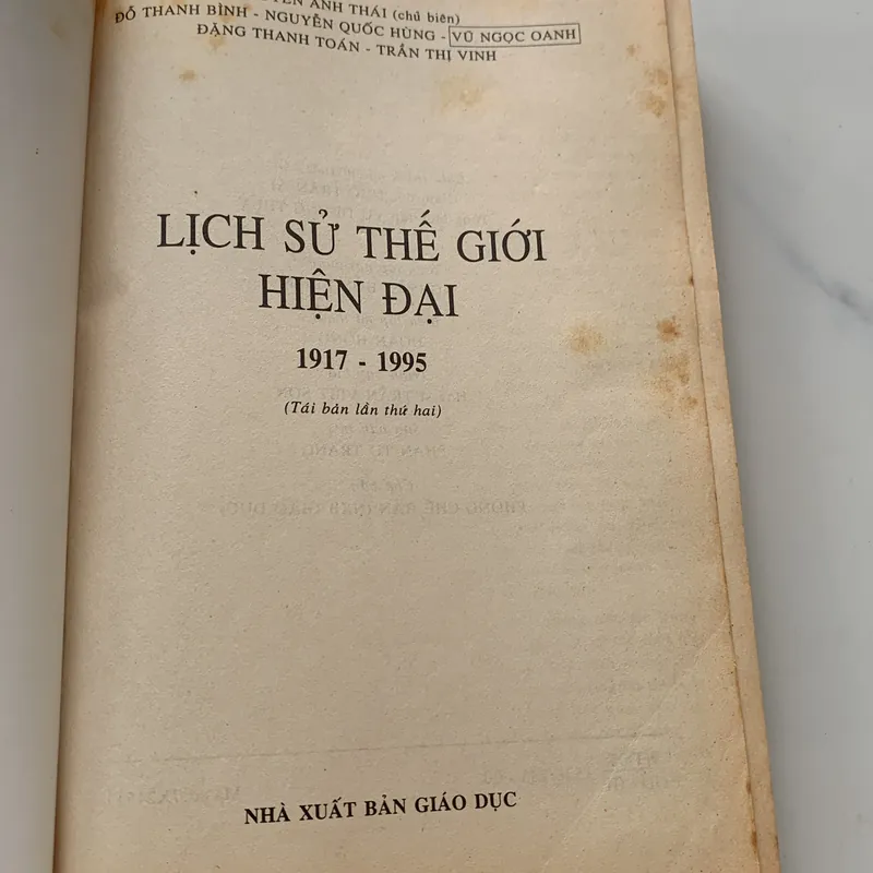 Lịch sử thế giới hiện đại 592857