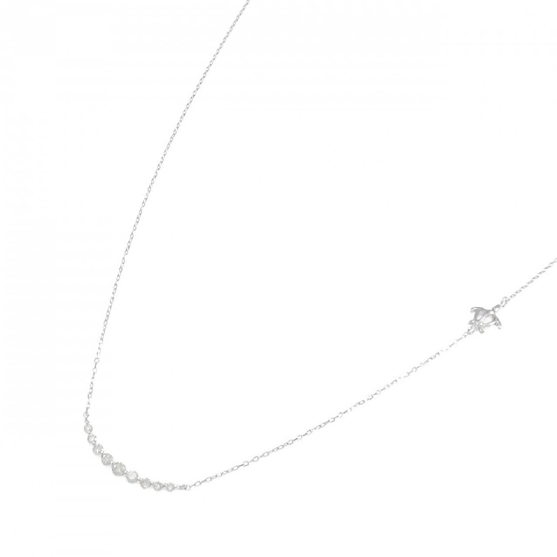 Dây chuyền kim cương K18WG 0.10CT - Hàng hiệu Chính hãng 866014