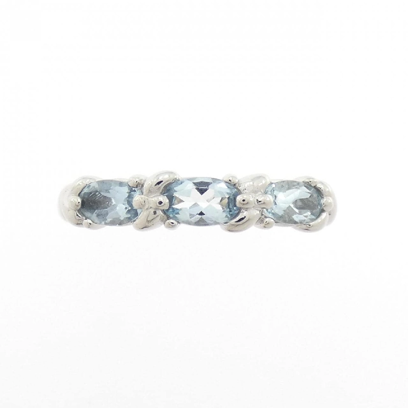 Nhẫn Aquamarine PT900 - Hàng hiệu Authentic 850214
