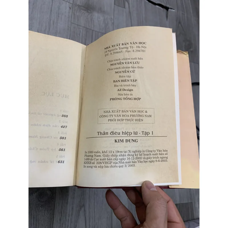 Thần điêu hiệp lữ - kim dung. Bộ 4 tập bìa cứng. 5b5 721177