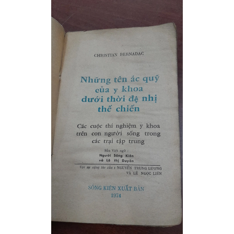 NHỮNG TÊN ÁC QUỶ CỦA Y KHOA DƯỚI THỜI ĐỆ NHỊ THẾ CHIẾN 199335