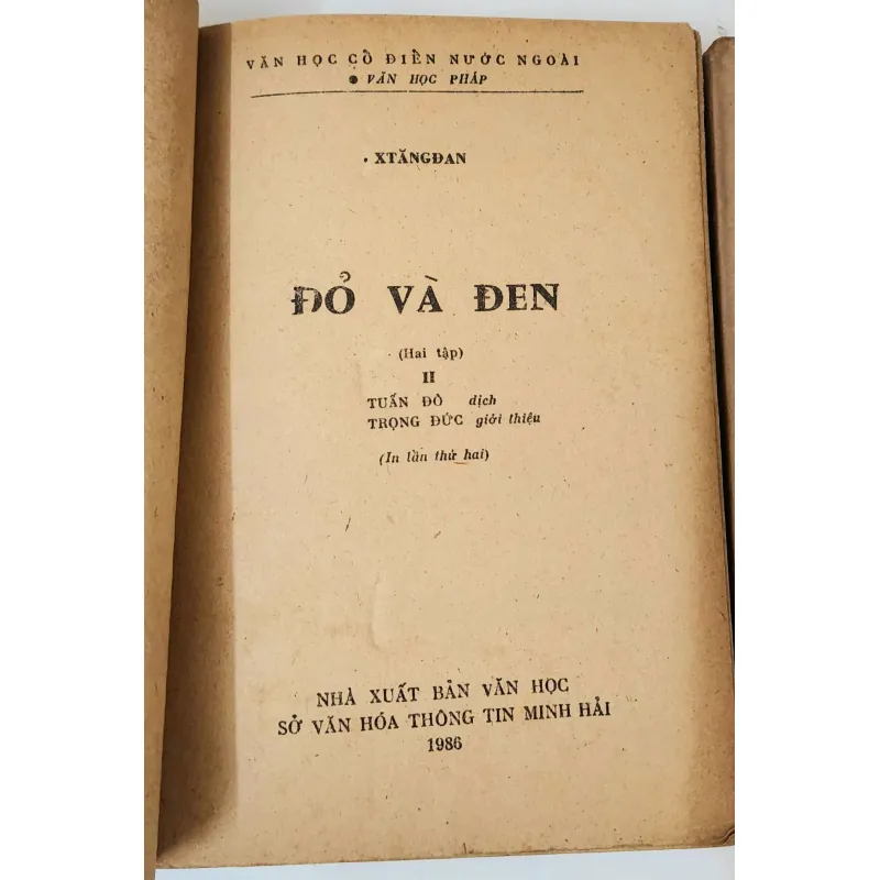 ĐỎ VÀ ĐEN (trọn bộ 2q) - Tác phẩm văn học kinh điển Pháp của Stendhal 703580