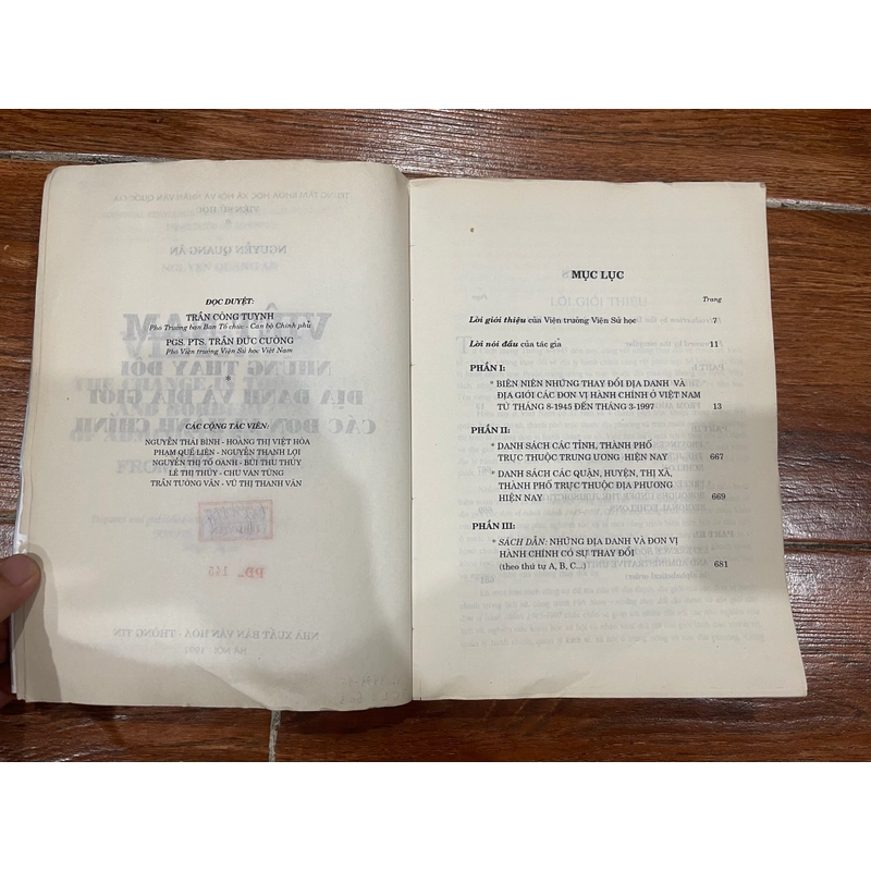 Việt Nam những thay đổi địa danh và địa giới các đơn vị hành chính 1945-1997 (6) 538875