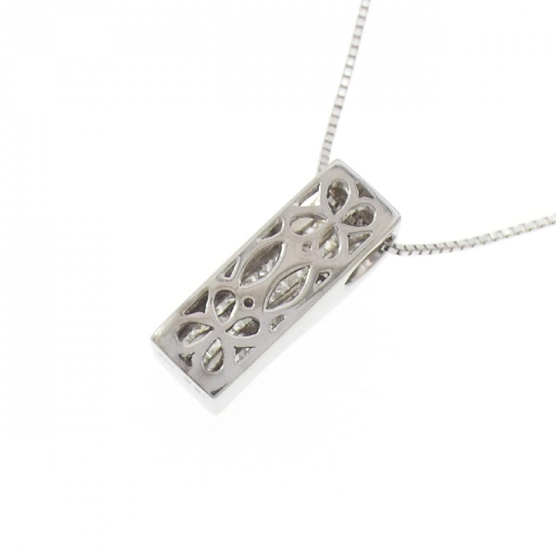 K18WG Pave Diamond Necklace 0.50CT - Hàng hiệu Authentic 857145