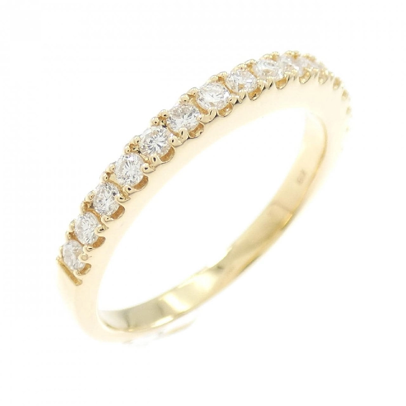 Nhẫn kim cương K18YG Half Eternity 0.32CT - Hàng hiệu Chính hãng 852302