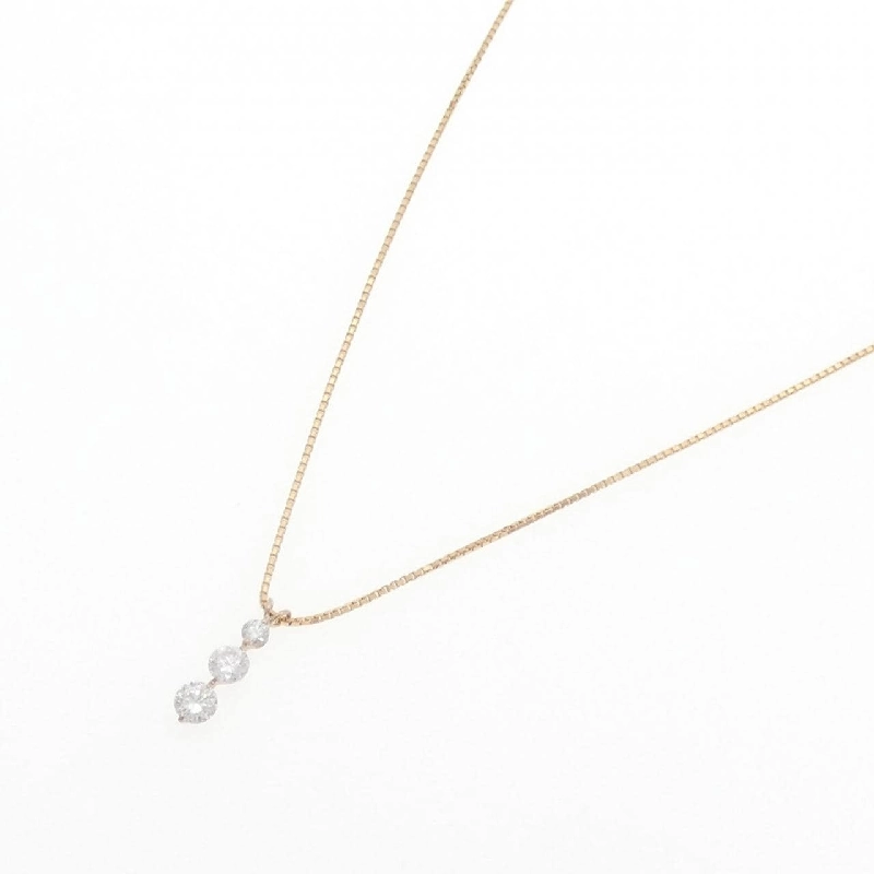 K18PG Dây chuyền kim cương 0.30CT - Hàng hiệu Chính hãng 856371