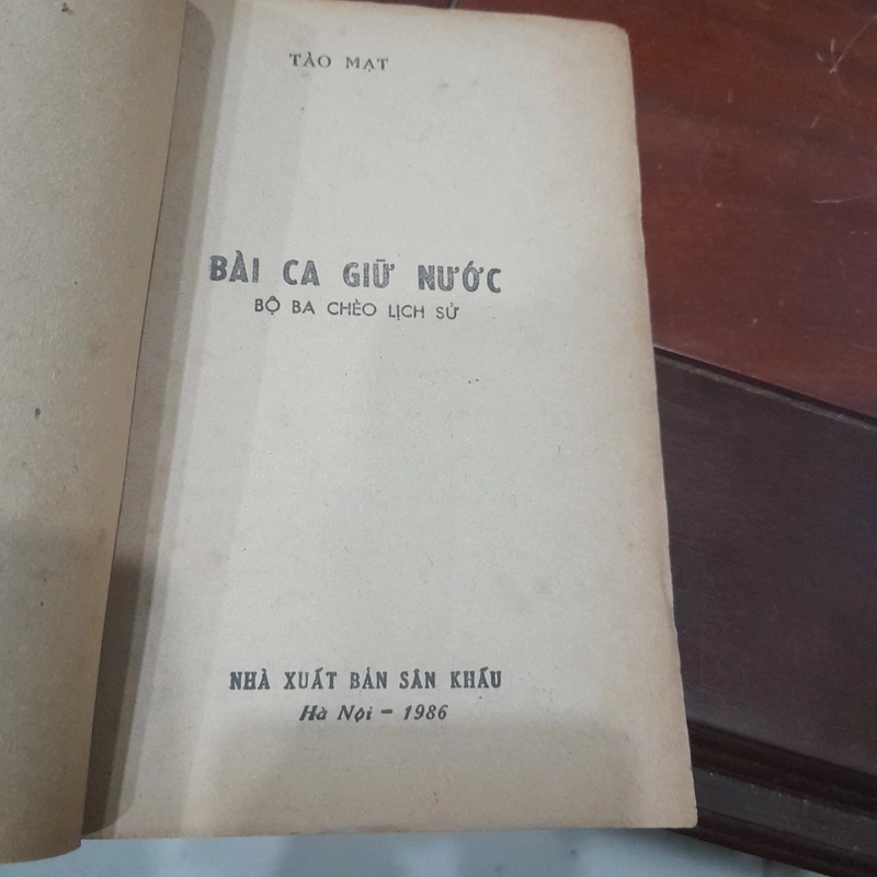 TÀO MẠT - BÀI CA GIỮ NƯỚC (bộ ba chèo lịch sử) 275308