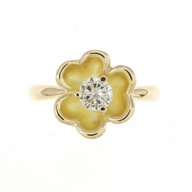 Nhẫn kim cương hoa K18YG 0.34CT - Hàng hiệu Authentic 849462