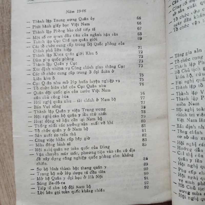 Biên niên sự kiện lịch sử hậu cần quân đội nhân dân việt nam 1944-1954 | 1986 1012799