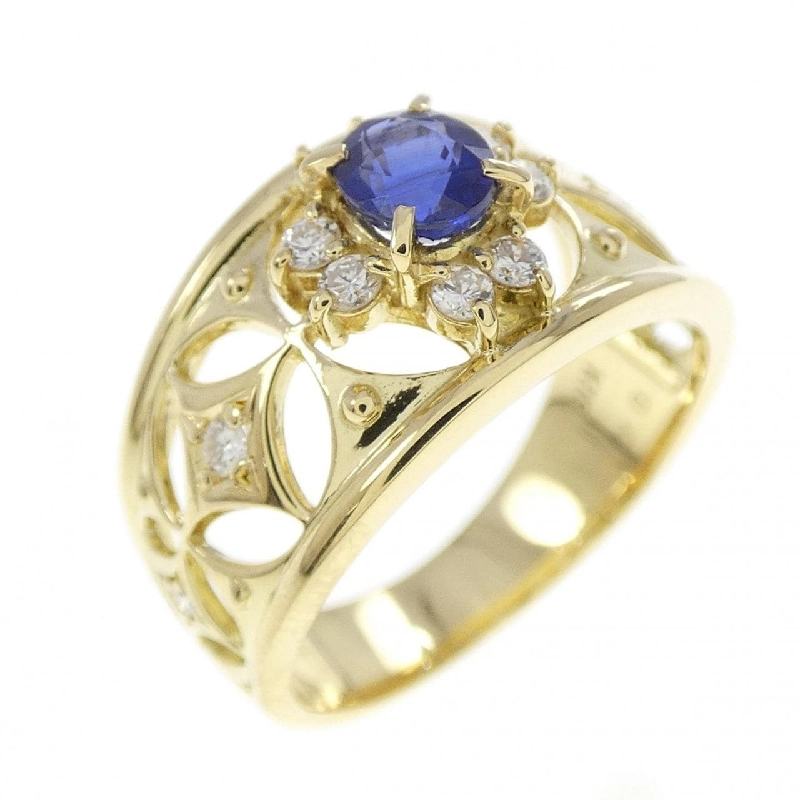 Nhẫn Sapphire K18YG 0.44CT 667457