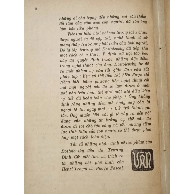 Giai phẩm Văn: Dostoievsky 523317