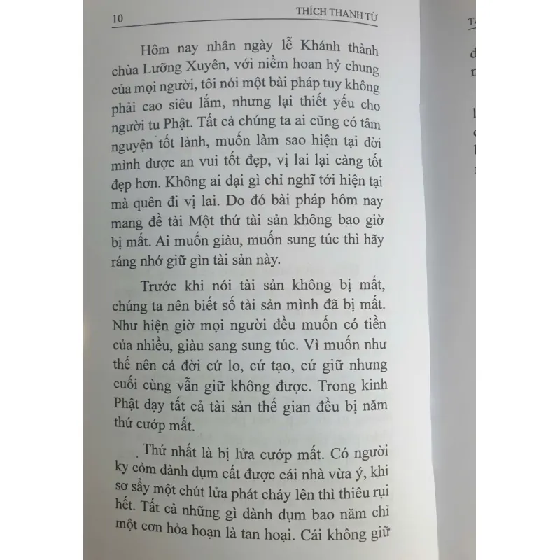 Sách Tài sản không bao giờ mất - HT. Thích Thanh Từ 973351