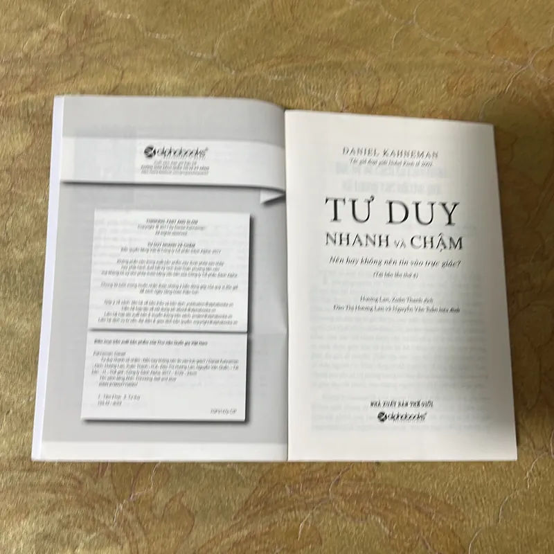 TƯ DUY NHANH VÀ CHẬM- DANIEL KAHNEMAN 614143