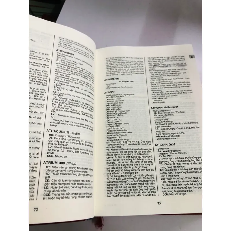 THUỐC BIỆT DƯỢC & CÁCH SỬ DỤNG 1999 553539