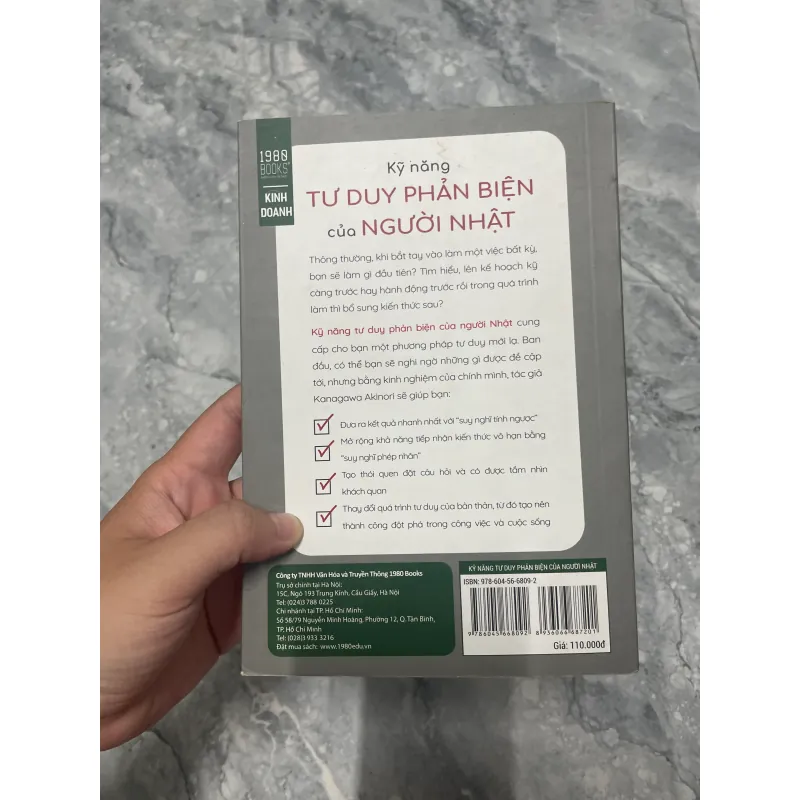 Pass sách - Kỹ Năng Tư Duy Phản Biện của Người Nhật 575072