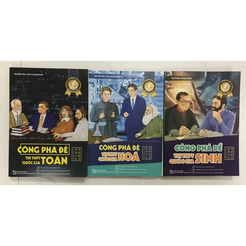 Bộ sách Công Phá Đề Thi THPT Quốc Gia Toán-Hoá-Sinh 777648