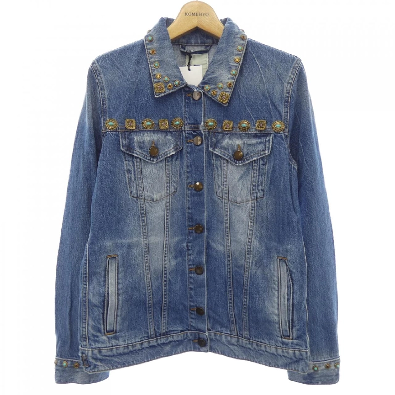 【Mã giảm giá】Áo khoác denim PT TORINO 640583