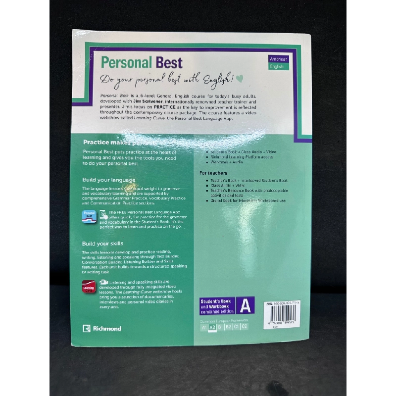 Personal Best, American English, A2 Elementary, Student’S Book & Workbook, Mới 80% (Có Ghi Chữ Vài Trang) SBM0809 (WEB) Oreka-Blogmeo 272479