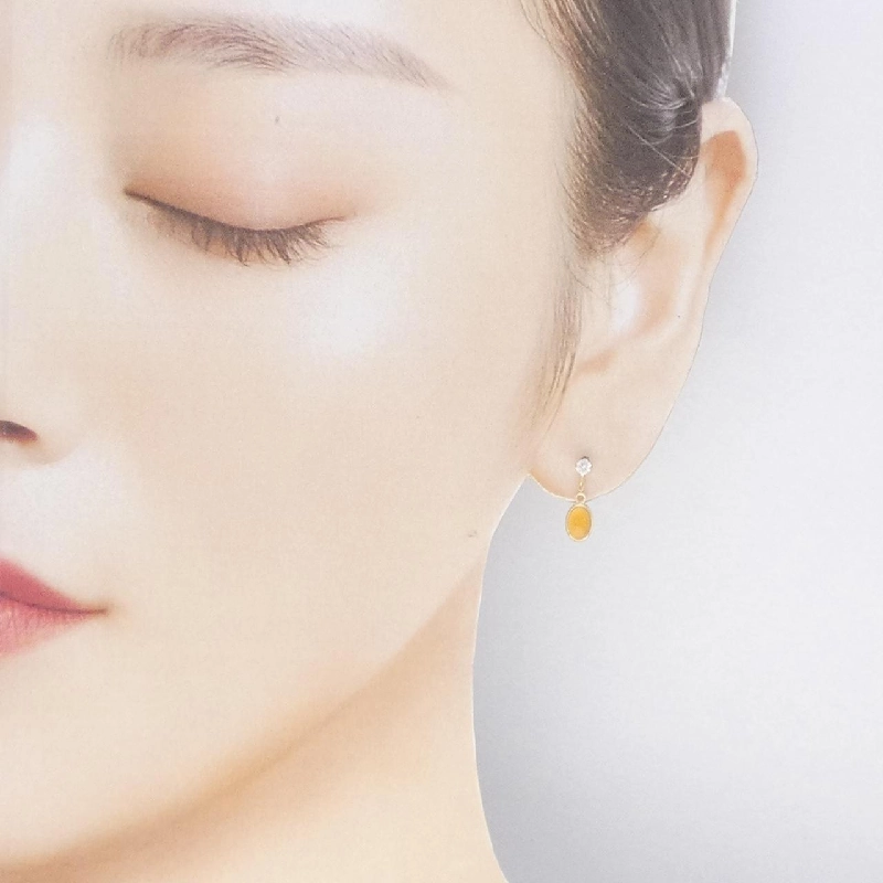 K18YG Opal Bông tai - Hàng hiệu Chính hãng 868204