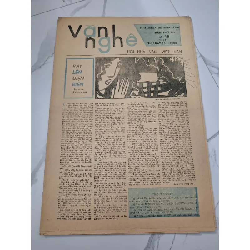 Báo Văn Nghệ số 48 (1308) - Lê Đình Cánh - Bút ký 960176