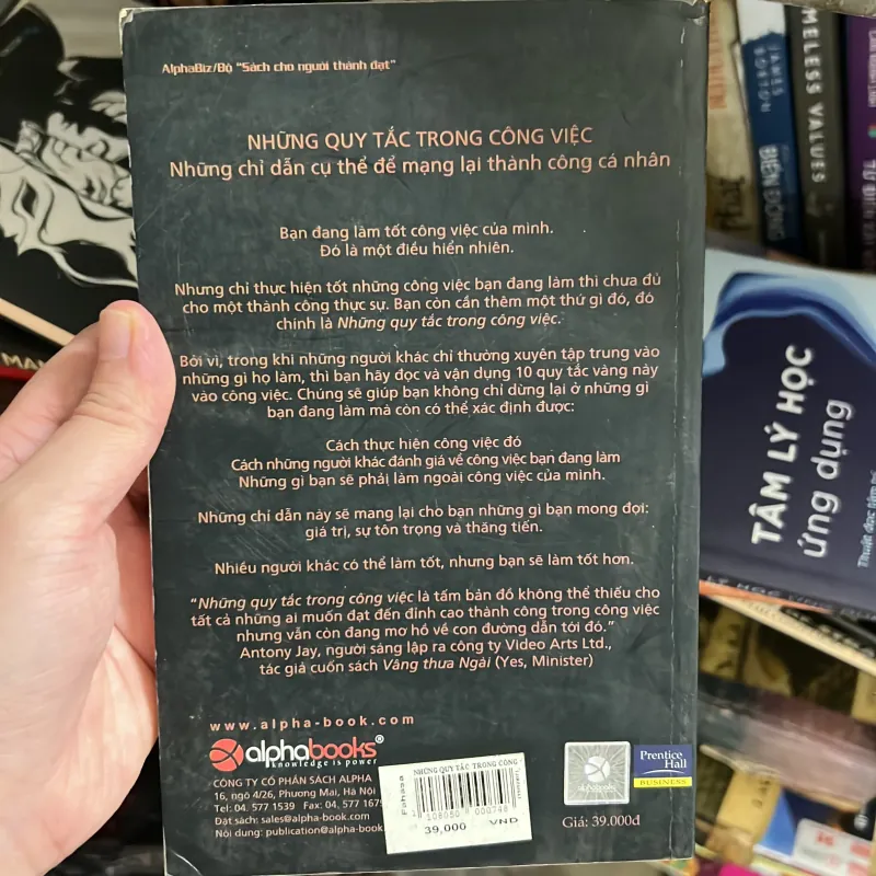 Những quy tắc trong công việc 791815