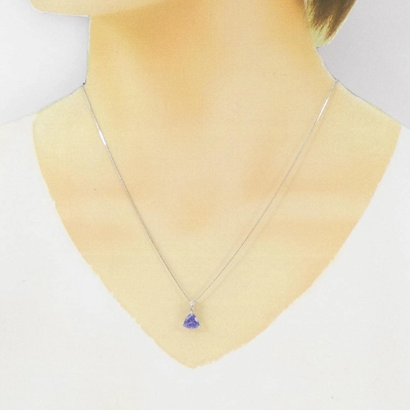 K18WG Mặt dây chuyền Tanzanite 1.00CT - Hàng hiệu Chính hãng 861587
