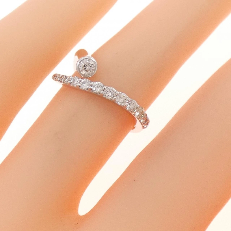 Nhẫn kim cương K18WG 0.38CT 669553
