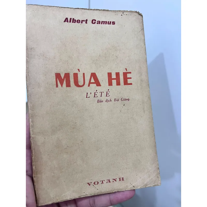 MÙA HÈ - CAMUS (BÙI GIÁNG DỊCH THUẬT ) 934770