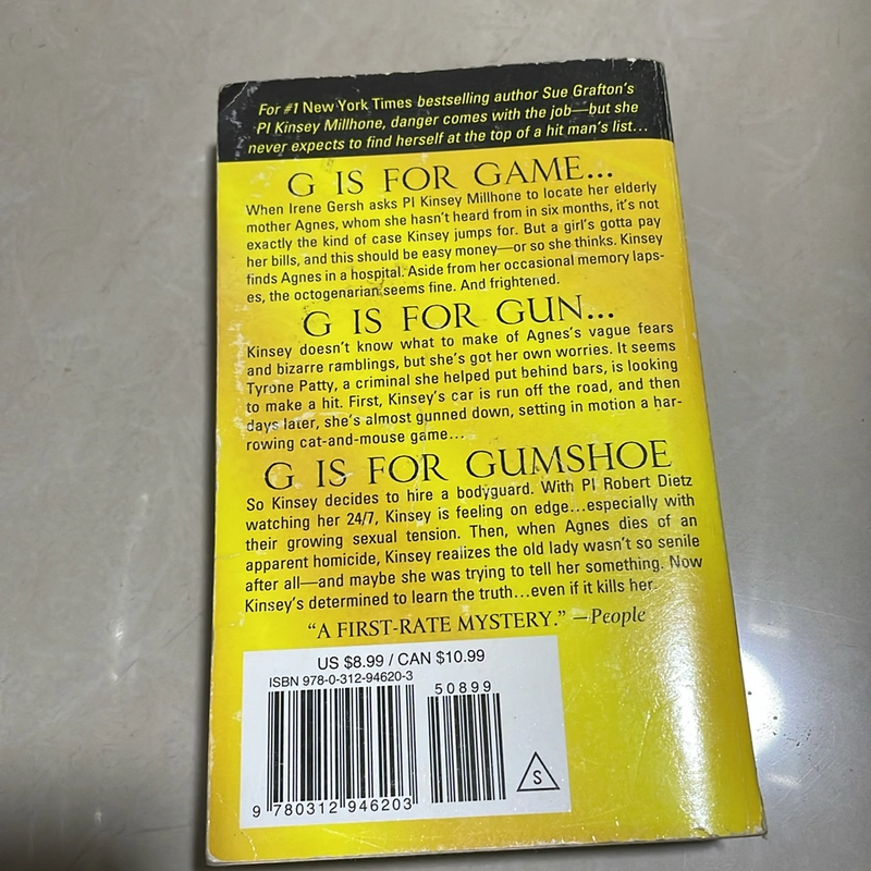 G is for Gumshoe - Sue Grafton 509301