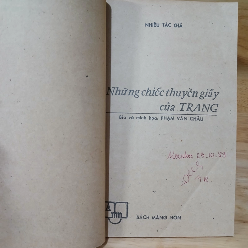 Những Chiếc Thuyền Giấy Của Trang (Nxb Trẻ 1987) 507158