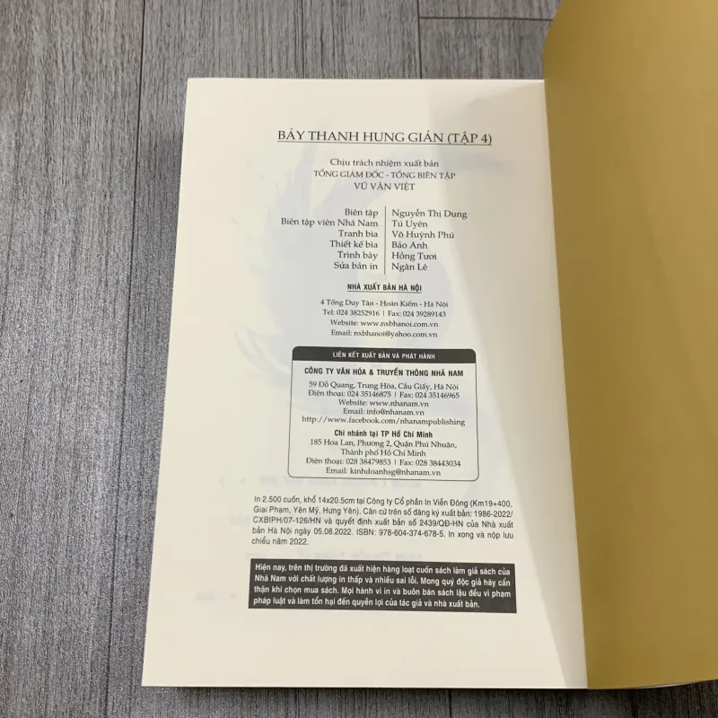 Bảy thanh hung giản - vĩ ngư. Tập 4..2a1 907798