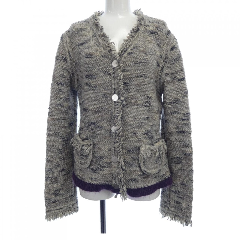 【Mã giảm giá】【Cổ điển】Áo khoác không cổ CHANEL 641261