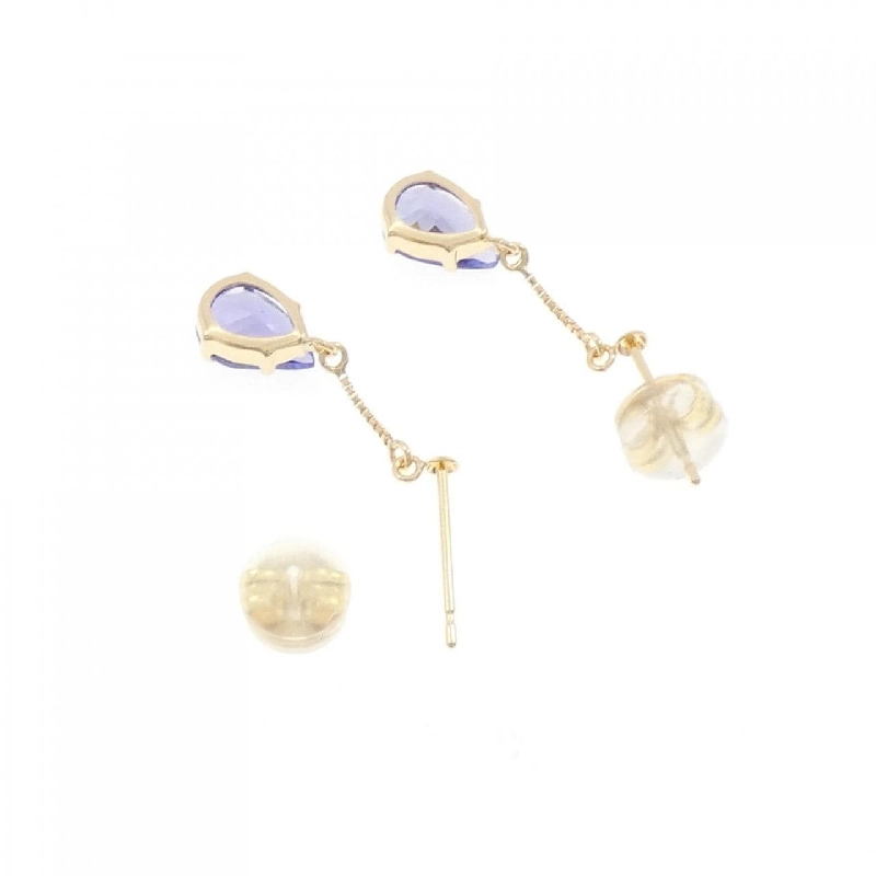 K18YG Tanzanite Bông tai - Hàng hiệu Chính hãng 868958