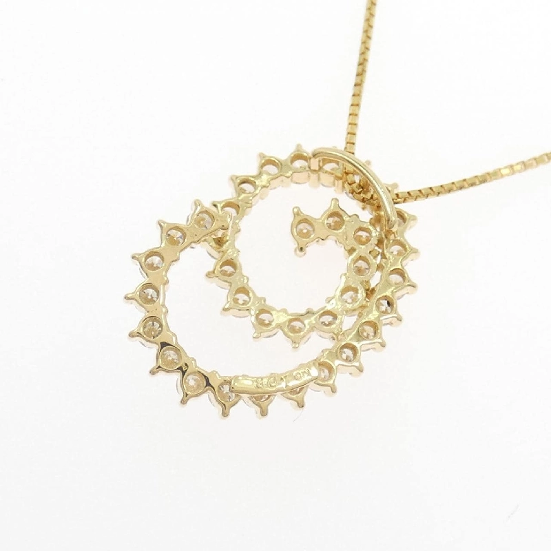 Dây chuyền kim cương K18YG 1.08CT - Hàng hiệu Chính hãng 859996