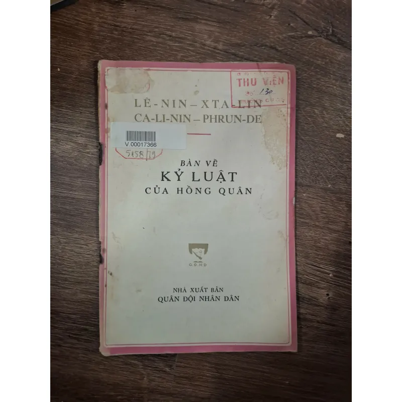 Bàn về kỷ luật của Hồng quân - Lê-nin, Xta-lin... - Quân sự 728666
