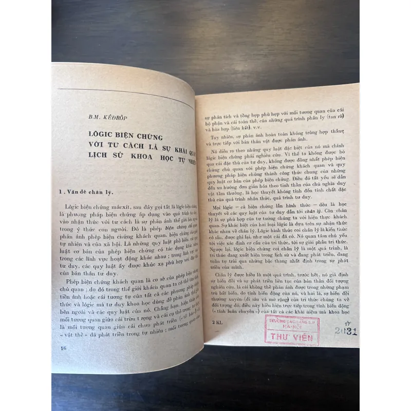 📖 Khái lược về lịch sử và lý luận phát triển khoa học (xb 1975) 674228