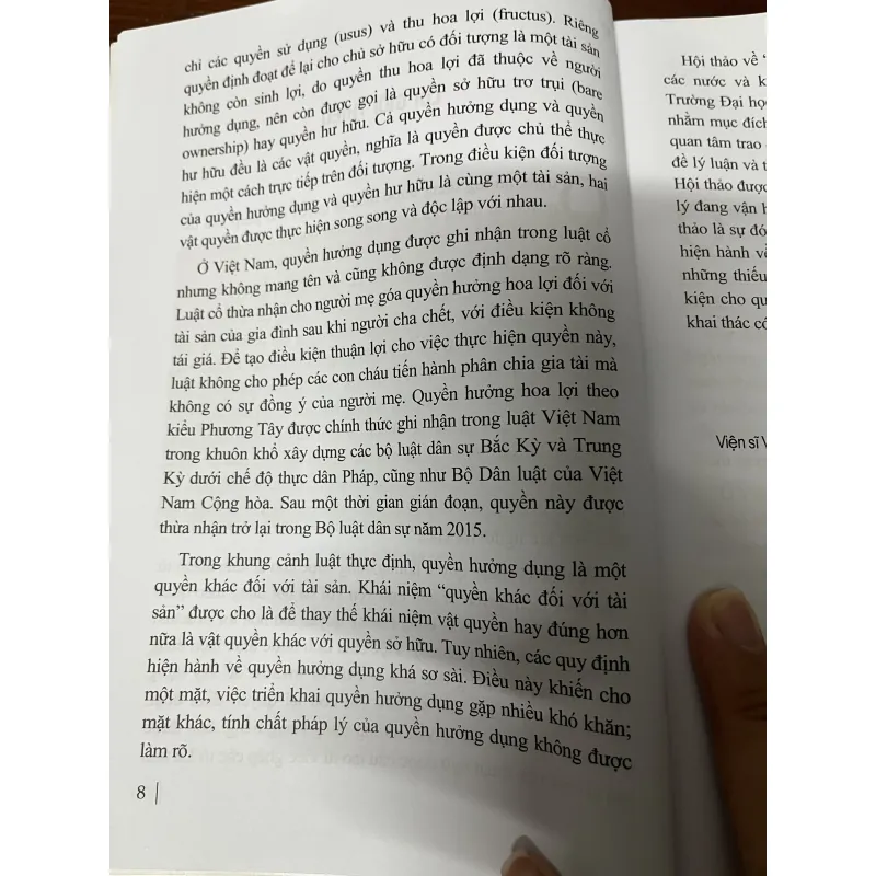 Quyền hưởng dụng - ts. Lê Minh Hùng [luật dân sự] 977515
