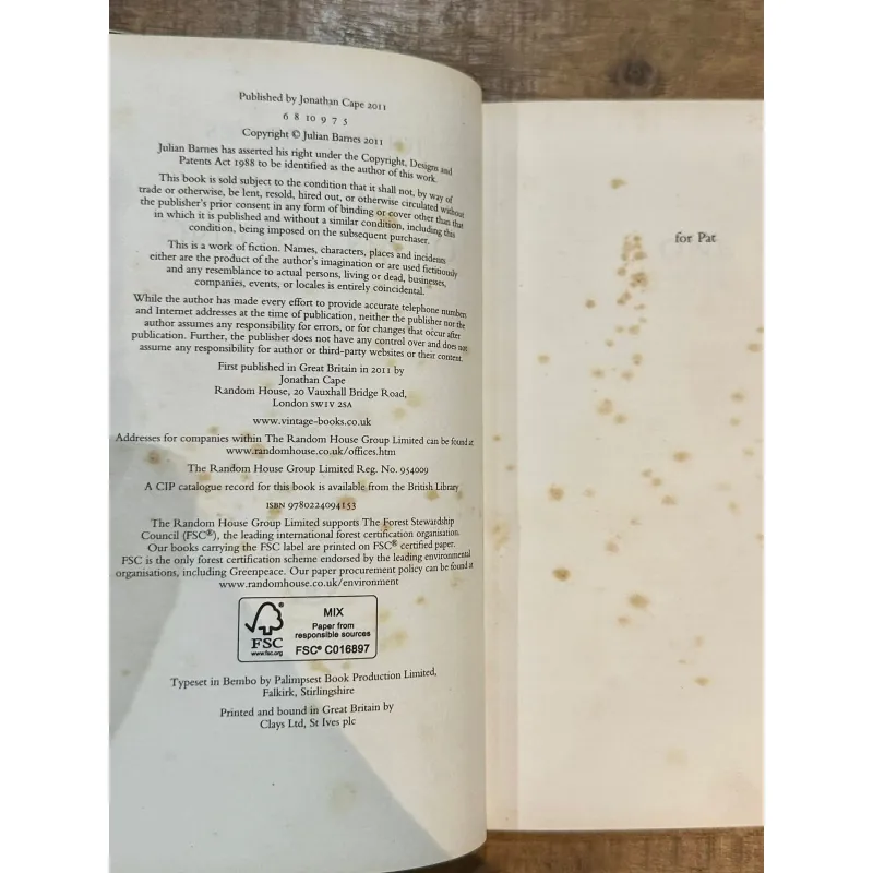 The Sense of an Ending - Julian Barnes 729016