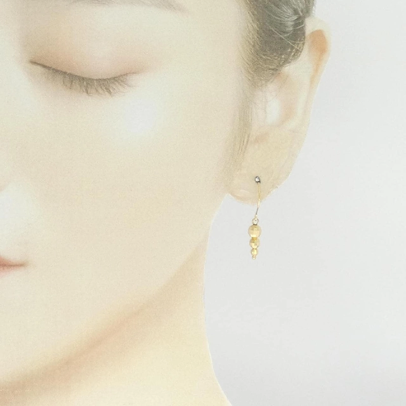 K18YG Bông tai - Hàng hiệu Authentic 875495