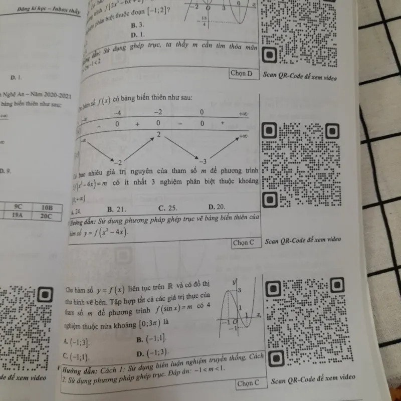 Chuyên đề Lớp 12- Sách Video QR code Tập 1- Hàm số và Vấn đề . Thầy Đỗ Văn Đức 608947