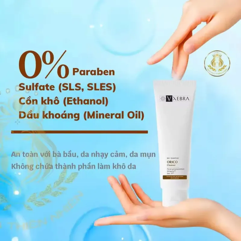 Sữa rửa mặt trị mụn, chống ô nhiễm VEXBRA ORICO 150ml 972164