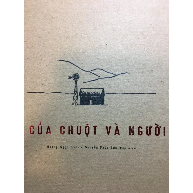 [KINH ĐIỂN - LỊCH SỬ] Của chuột và người - John Steinbeck 564843