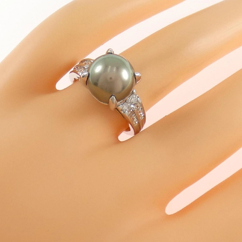 Nhẫn ngọc trai đen PT900 10.2mm 669063